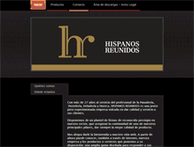 Tablet Screenshot of hispanosreunidos.com